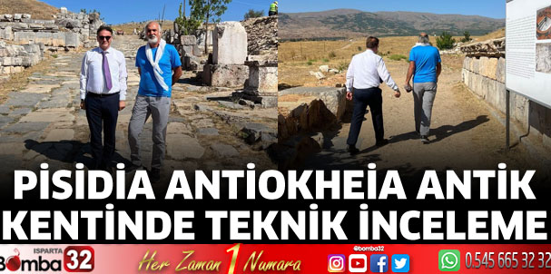 Pisidia Antiokheia Antik Kentinde Teknik İnceleme