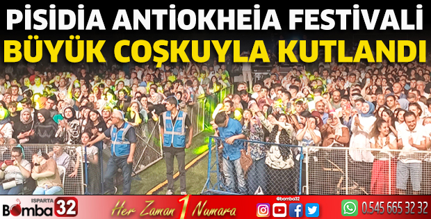 Pisidia Antiokheia Festivali büyük coşkuyla kutlandı