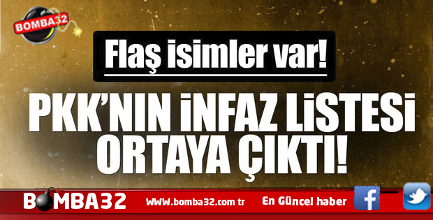 PKK'nın infaz listesi bulundu