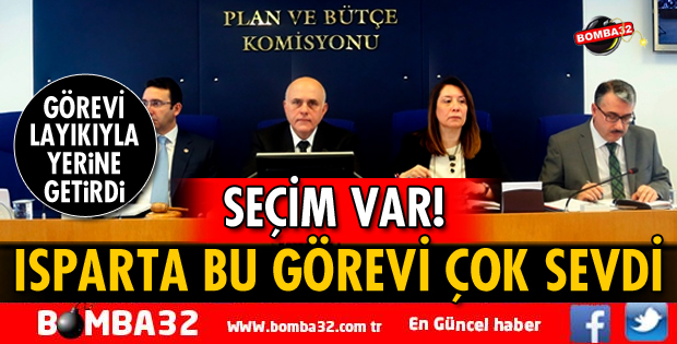 PLAN VE BÜTÇE'DE EKİMDE SEÇİM VAR