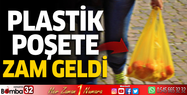 Plastik poşete zam geldi