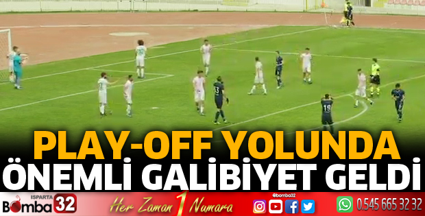 Play-off yolunda önemli galibiyet