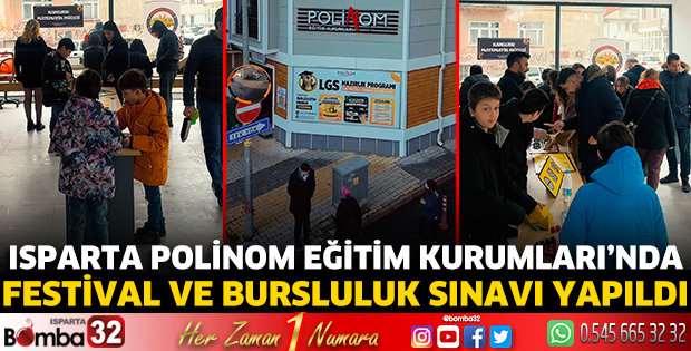Polinom Eğitim Kurumları’nda festival ve bursluluk sınavı 