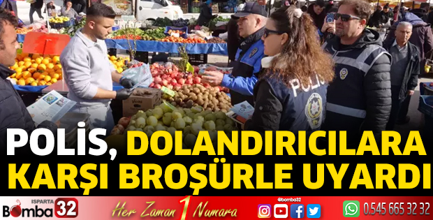 Polis, dolandırıcılara karşı broşürle uyardı