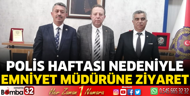 Polis Haftası nedeniyle emniyet müdürüne ziyaret