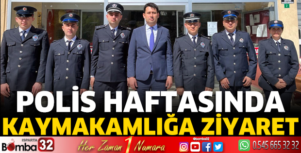 Polis Haftasında kaymakamlığa ziyaret