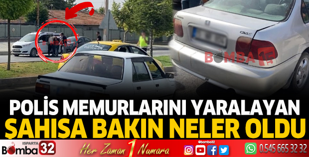 Polis memurlarını yaralayan şahısa bakın neler oldu