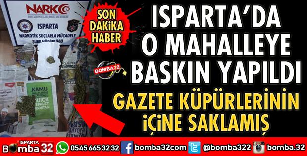 POLİS O MAHALLEYE BASKIN DÜZENLEDİ