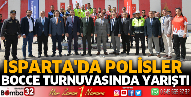 Polisler bocce turnuvasında yarıştı