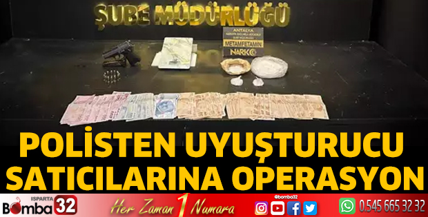 Polisten uyuşturucu satıcılarına operasyon
