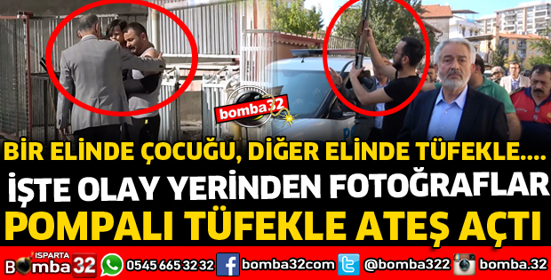 POMPALI TÜFEKLE ATEŞ AÇTI DAHA SONRA TESLİM OLDU