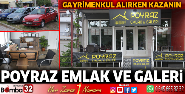Poyraz Emlak ve Galeri müşterilerine hizmet veriyor 