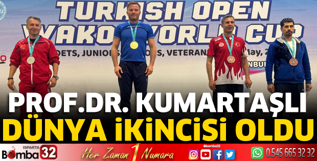 Prof.Dr. Kumartaşlı Dünya İkincisi oldu