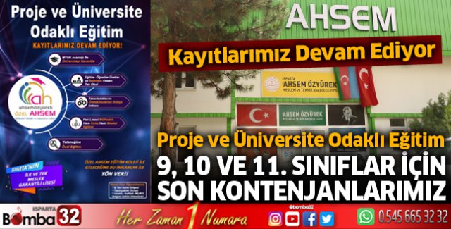 Proje ve üniversite odaklı eğitim için buradayız