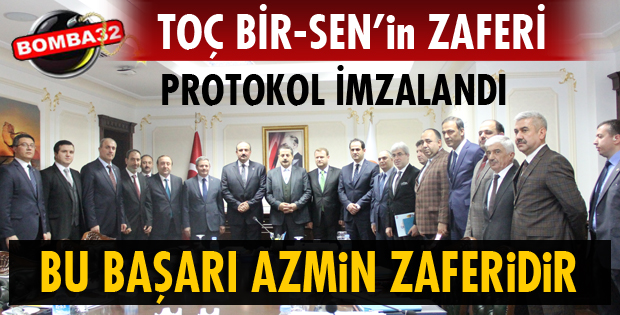 PROTOKOL İMZALANDI!