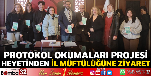 Protokol Okumaları Projesi heyetinden il müftülüğüne ziyaret