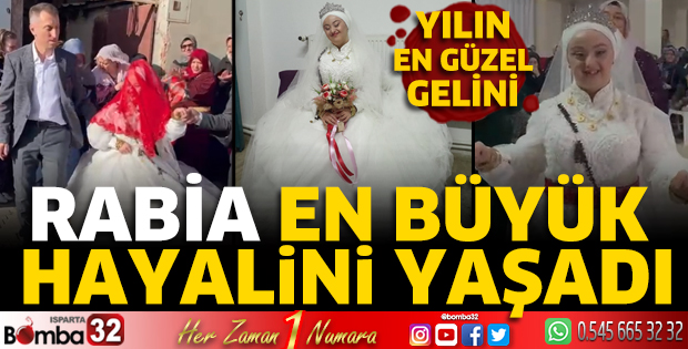 Rabia en büyük hayalini yaşadı