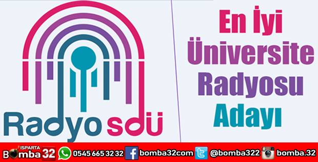RADYO SDÜ EN İYİ ÜNİVERSİTE RADYOSU ADAYI