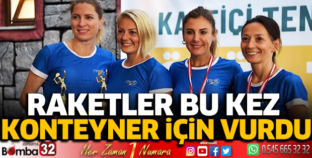 Raketler konteyner için vurdu