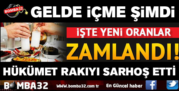 Rakıya 4.3 lira ÖTV ayarı