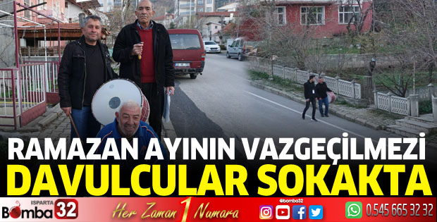 Ramazan ayının vazgeçilmezi davulcular sokaklarda