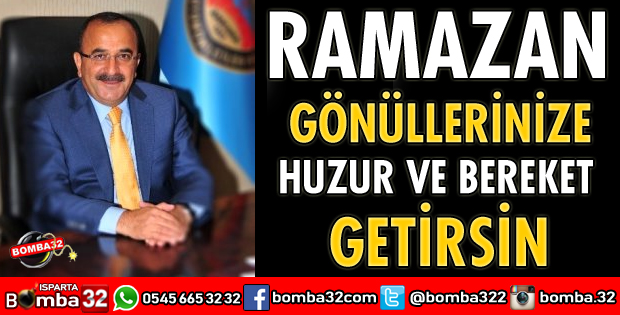 RAMAZAN GÖNÜLLERİNİZE HUZUR VE BEREKET GETİRSİN