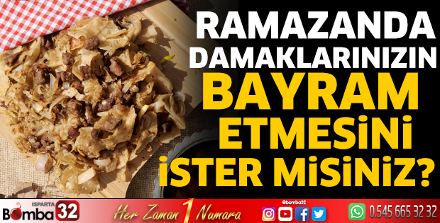 Ramazanda damaklarınızın bayram etmesini ister misiniz?