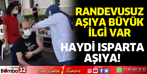 Randevusuz aşıya büyük ilgi