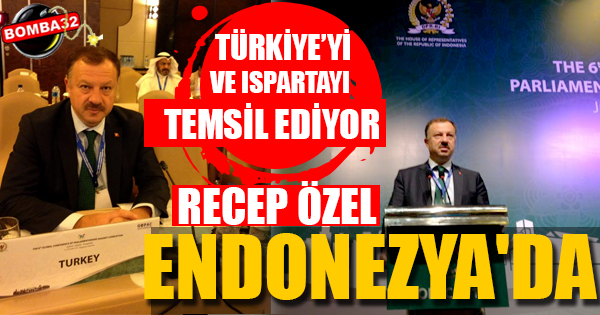 RECEP ÖZEL   ENDNEZYA’DA TÜRKİYEYİ TEMSİL  EDİYOR…