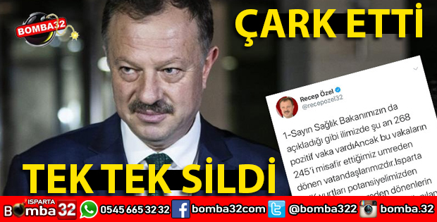 RECEP ÖZEL O TWETLERİ TEK TEK SİLDİ