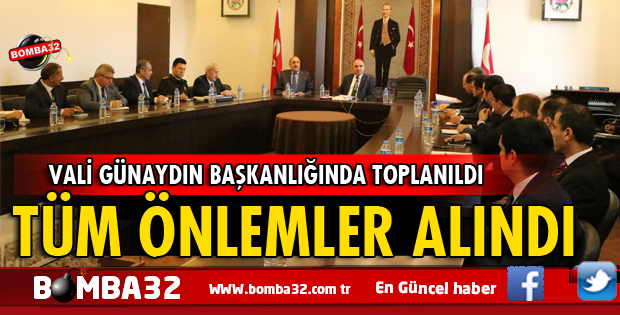 REFERANDUM GÜVENLİĞİ TOPLANTISI YAPILDI