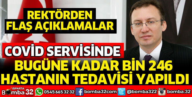 REKTÖR ÇARIKÇI PANDEMİ SÜRECİNİ DEĞERLENDİRDİ
