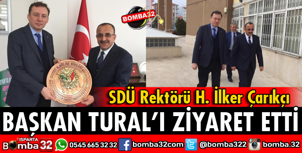 REKTÖR ÇARIKÇI'DAN BAŞKAN TURAL'A ZİYARET