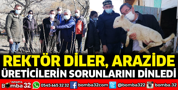 Rektör Diler, üreticilerle buluştu
