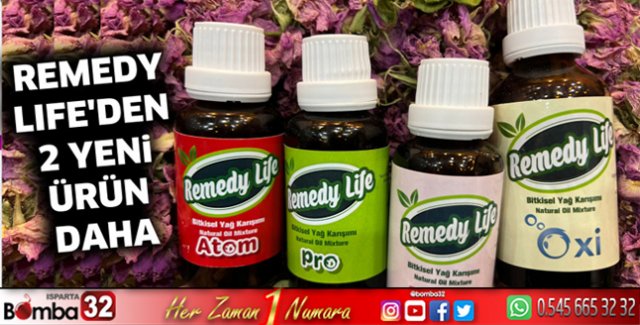 REMEDY LIFE'DEN 2 YENİ ÜRÜN DAHA