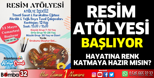 Resim Atölyesi başlıyor