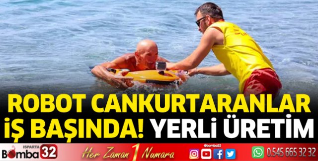 Robot cankurtaranlar iş başında 