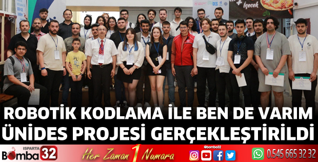 Robotik kodlama ile Ben de Varım Ünides projesi gerçekleştirildi