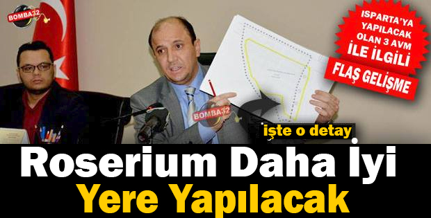 Roserium Daha İyi Yere Yapılacak