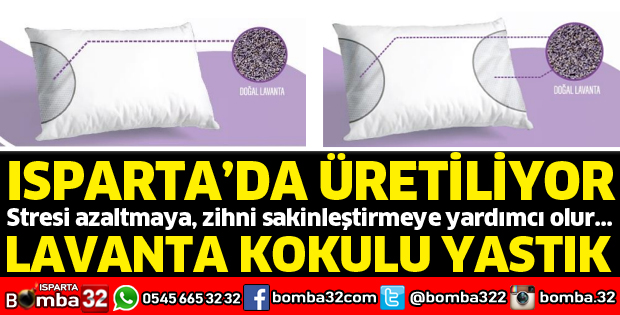 ROSERRA KOZMETİK LAVANTA KOKULU YASTIK ÜRETTİ