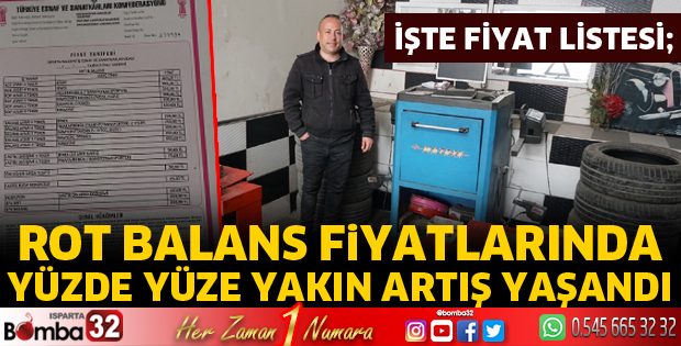 Rot balans fiyatlarında yüzde yüze yakın artış yaşandı