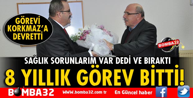 SADIK KAYA TEMSİLCİLİĞİ KORKMAZ'A BIRAKTI