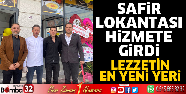 Safir lokantası açıldı