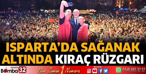Sağanak altında Kıraç rüzgarı