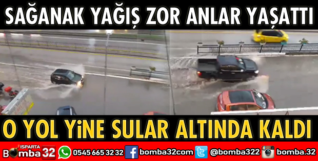 SAĞANAK YAĞIŞ ZOR ANLAR YAŞATTI