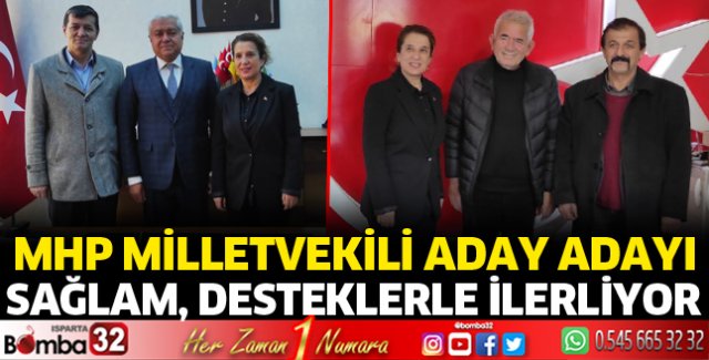 Sağlam, desteklerle ilerliyor