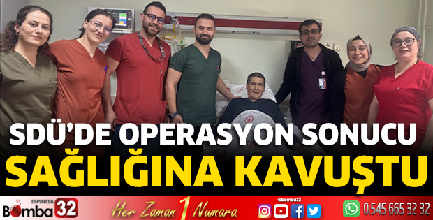 Sağlığına kavuştu