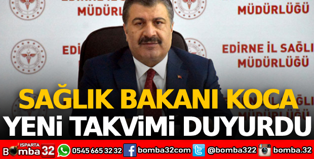 Sağlık Bakanı Koca aşı tedarikinde yeni takvimi duyurdu