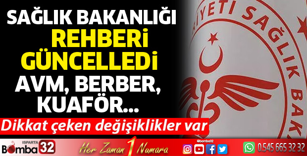 Sağlık Bakanlığı Rehberi Güncelledi