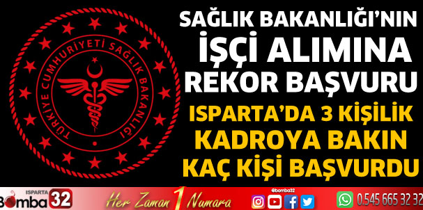 Sağlık Bakanlığı’nın işçi alımına rekor başvuru